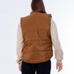 Waterproof Short Vest Brown Color OJ-518B