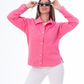 Gabardine Jacket With Strass Pink Color OJS-512P