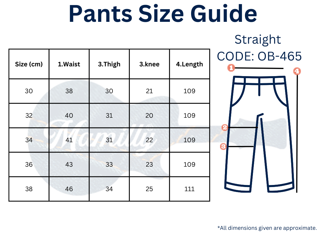 Strass Studded Jeans Pants Medium Blue OBS-350B
