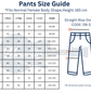 Strass Studded Jeans Pants Medium Blue OBS-350B