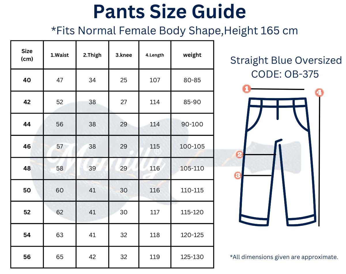 Strass Studded Jeans Pants Medium Blue OBS-350B