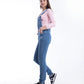 Salopet Skinny Cutting Leg Light Blue OS-101C