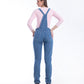 Salopet Skinny Cutting Leg Light Blue OS-101C