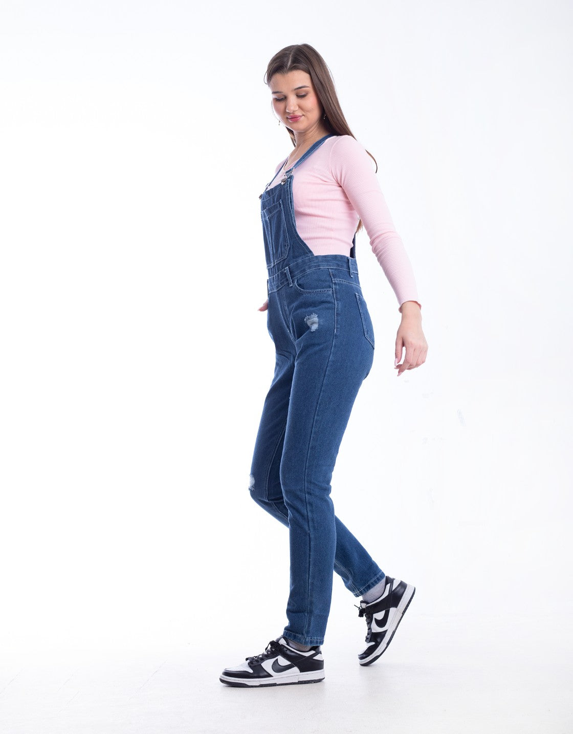 Salopet Skinny Cutting Leg Dark Blue OS-101A