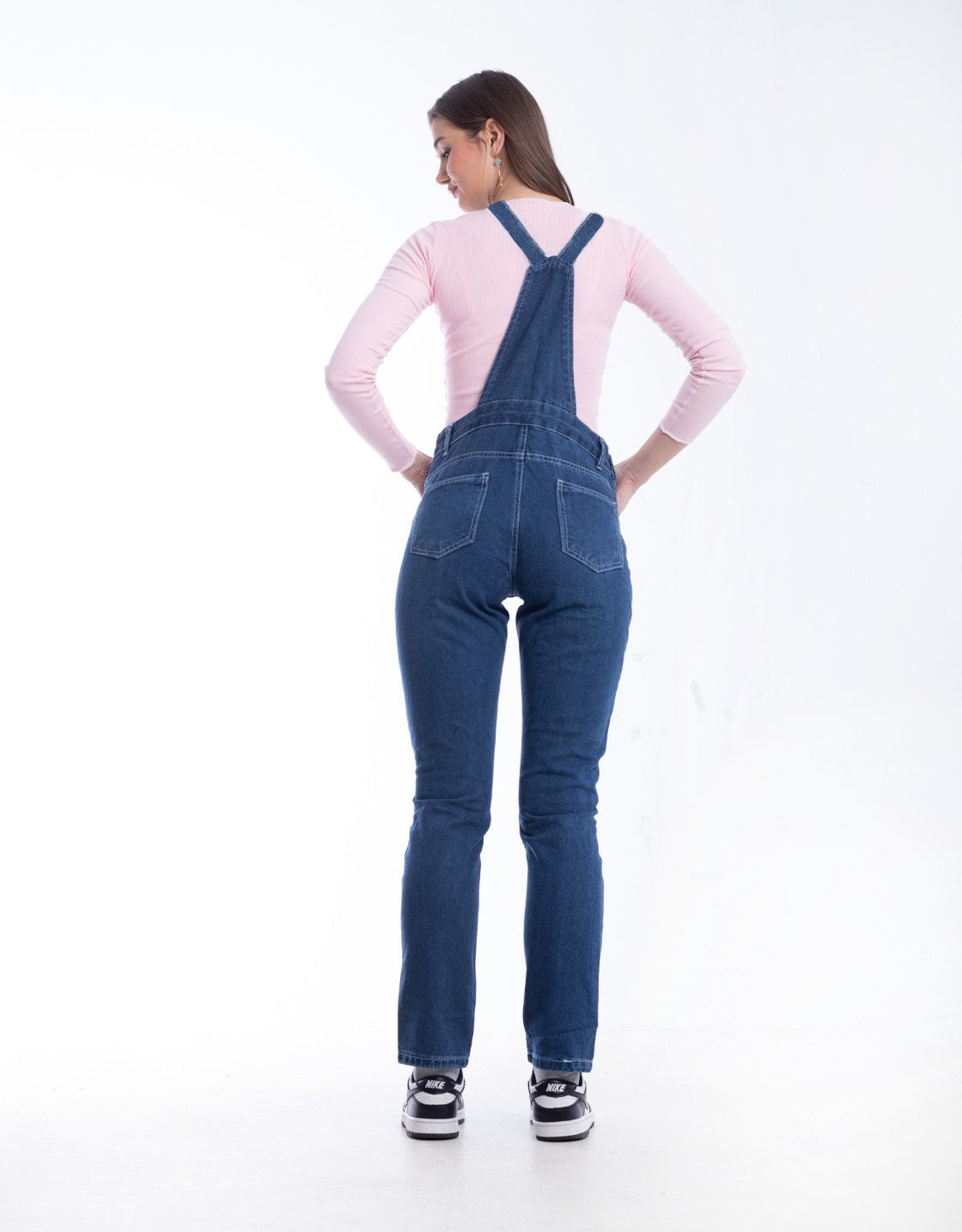 Salopet Skinny Cutting Leg Dark Blue OS-101A