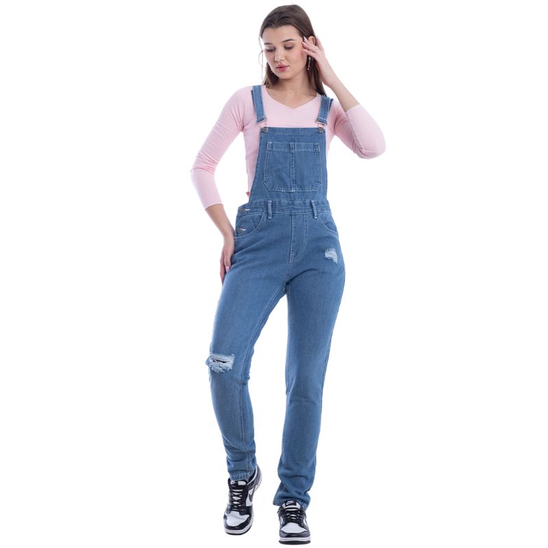 Salopet Skinny Cutting Leg Light Blue OS-101C
