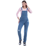 Salopet Skinny Cutting Leg Light Blue OS-101C