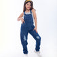 Salopet Mom-Fit Cutting Dark Blue Teenager OB-113A