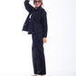 Strass Suit Of Jacket & Jeans Pants OBS-350BL