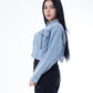Cropped Jeans Jacket Light Quarry Color OJ-537V
