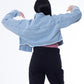 Cropped Jeans Jacket Light Quarry Color OJ-537V