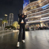 Strass Suit Of Jacket & Jeans Pants OBS-350BL