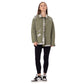 Gabardine Jacket Metallic Dark Olive Color OJ-512/1GO