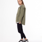 Gabardine Jacket Metallic Dark Olive Color OJ-512/1GO