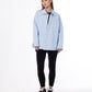 Gabardine Jacket With Pockets Front Buttons Baby Blue Color OJ-512BB