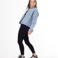 Jeans Jacket Pocket Embellished Drop Shoulder Light Quarry Color OJ-542V