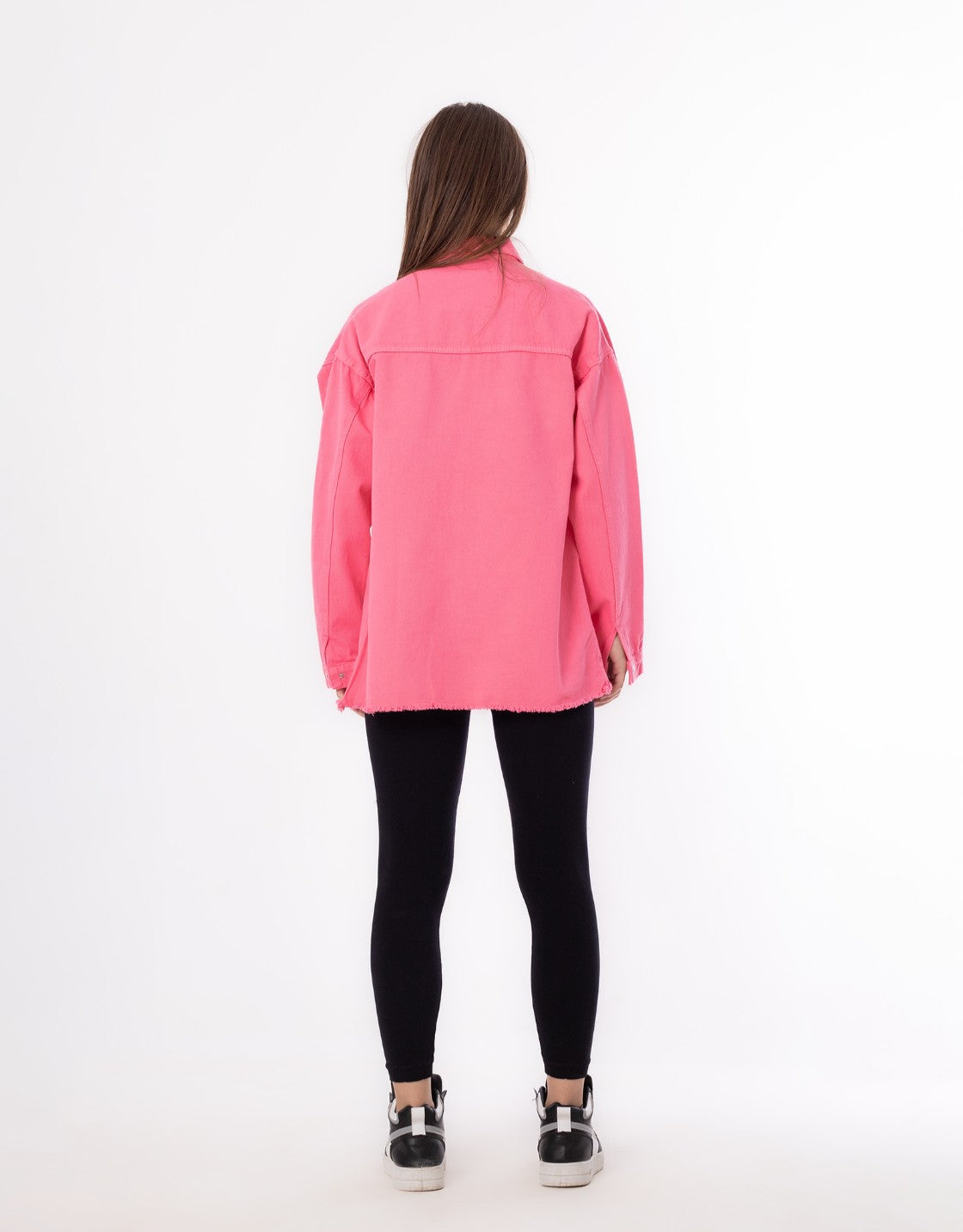 Gabardine Jacket Metallic Pink Color OJ-512/1F