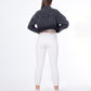 Cropped Jeans Jacket Light Grey Color OJ-537CBL