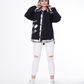 Gabardine Jacket Metallic Black Color OJ-512/1BL
