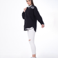Gabardine Jacket Metallic Black Color OJ-512/1BL