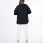 Gabardine Jacket Metallic Black Color OJ-512/1BL