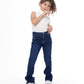 High Waist Charleston Dark Blue Jeans Pants OB-451A
