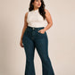 Plus Size High Waist Charleston Dirty Olive Jeans Pants OH-434Z