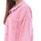 Gabardine With Sequins On The Shoulder Jacket Rose Color OJ-553R