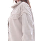 Gabardine With Sequins On The Shoulder Jacket Beige Color OJ-553BG