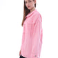 Gabardine With Sequins On The Shoulder Jacket Rose Color OJ-553R