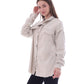 Gabardine With Sequins On The Shoulder Jacket Beige Color OJ-553BG