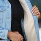 Jacket Jeans Fleece Lined Women With Front Pockets OJ-2039