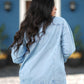Jacket Jeans Fleece Lined Women With Front Pockets OJ-2039