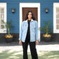 Jacket Jeans Fleece Lined Women With Front Pockets OJ-2039