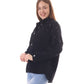 Jeans Jacket Diamond Black Shoulder Black Color OJ-542/BB