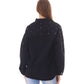 Jeans Jacket Diamond Black Shoulder Black Color OJ-542/BB