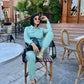 Gabardine Regular Fit Jumpsuit with Zipper and Belt