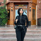 Gabardine Regular Fit Jumpsuit with Zipper and Belt