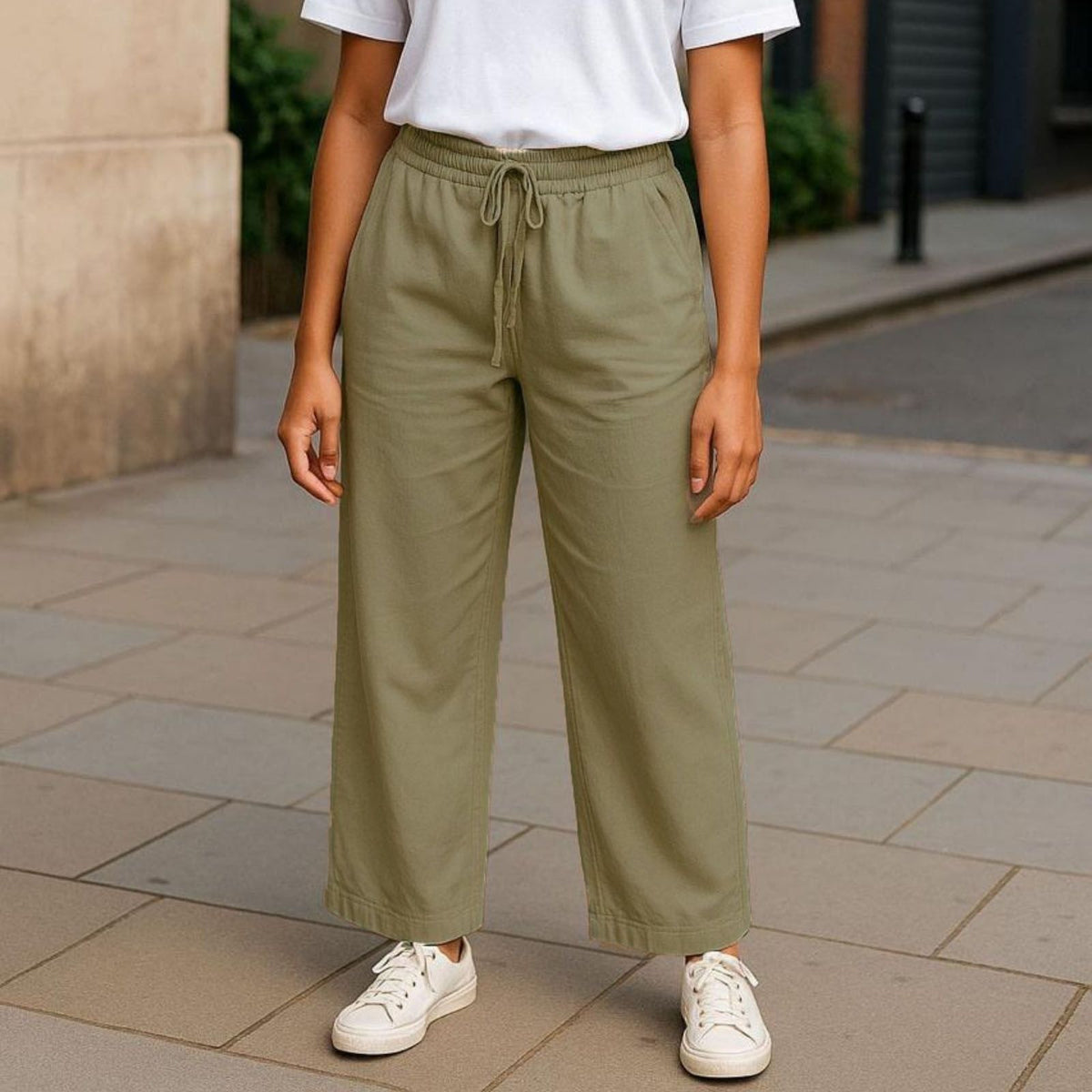 Women's Soft Wide Leg Jeans Pants Oil Color OB-35-Z