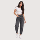 MomFit Boyfriend Gray Jeans Pants OB-200BBL