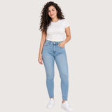 High Waist Skinny Jeans Light Blue OH-498C