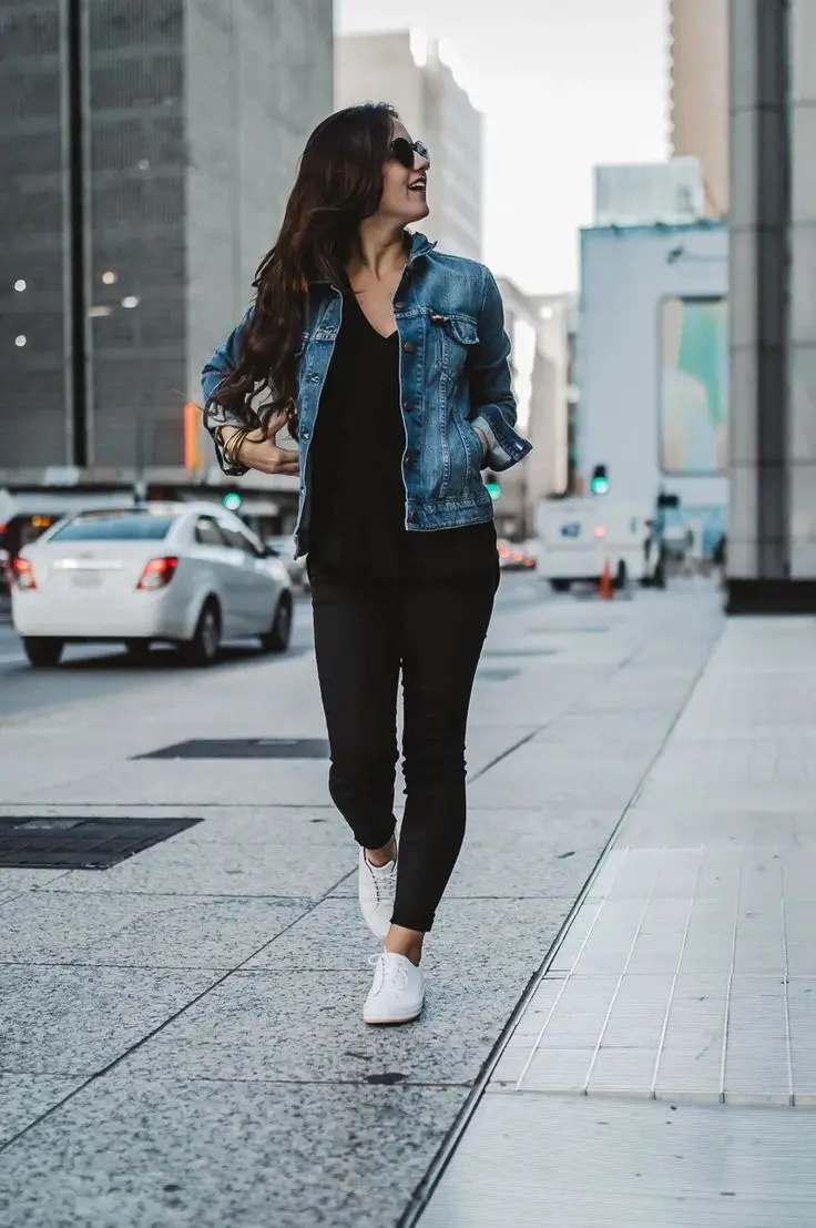 denim jacket and denim shirt